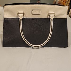 Black and white Kate spade bag